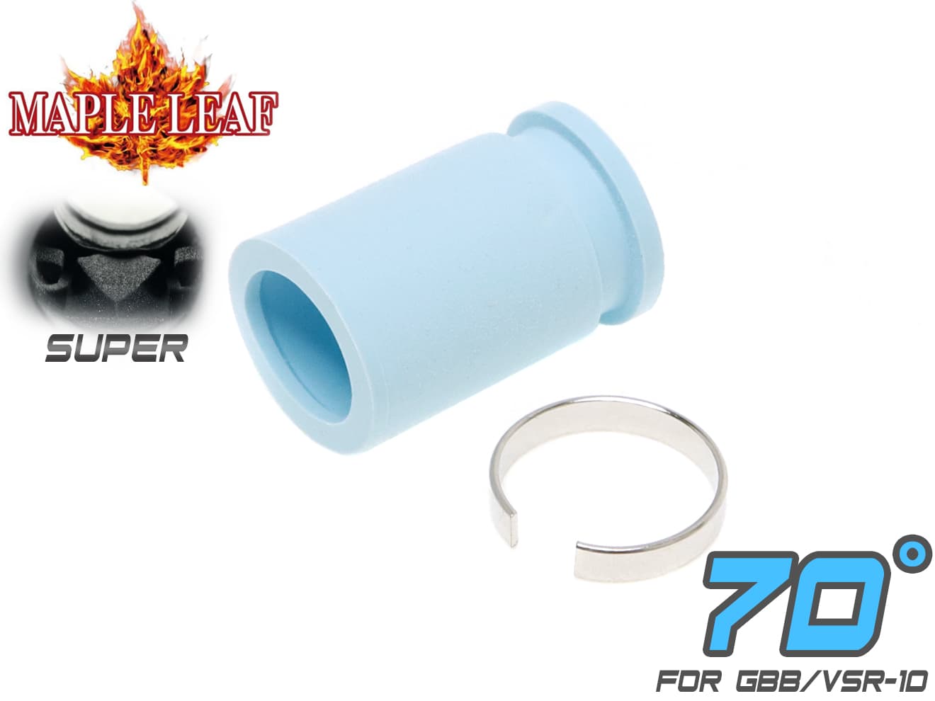 Maple Leaf MACARON SUPER ホップアップパッキン for GBB/VSR-10 [パッキン硬度：50° / 60° / 70° / 75° / 80°]