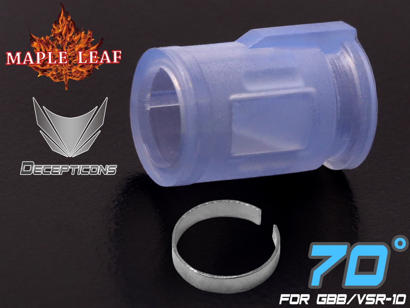 Maple Leaf DECEPTICONS シリコン ホップアップパッキン for GBB / VSR-10 [硬度：50° / 60° / 70° / 80° / 85°]