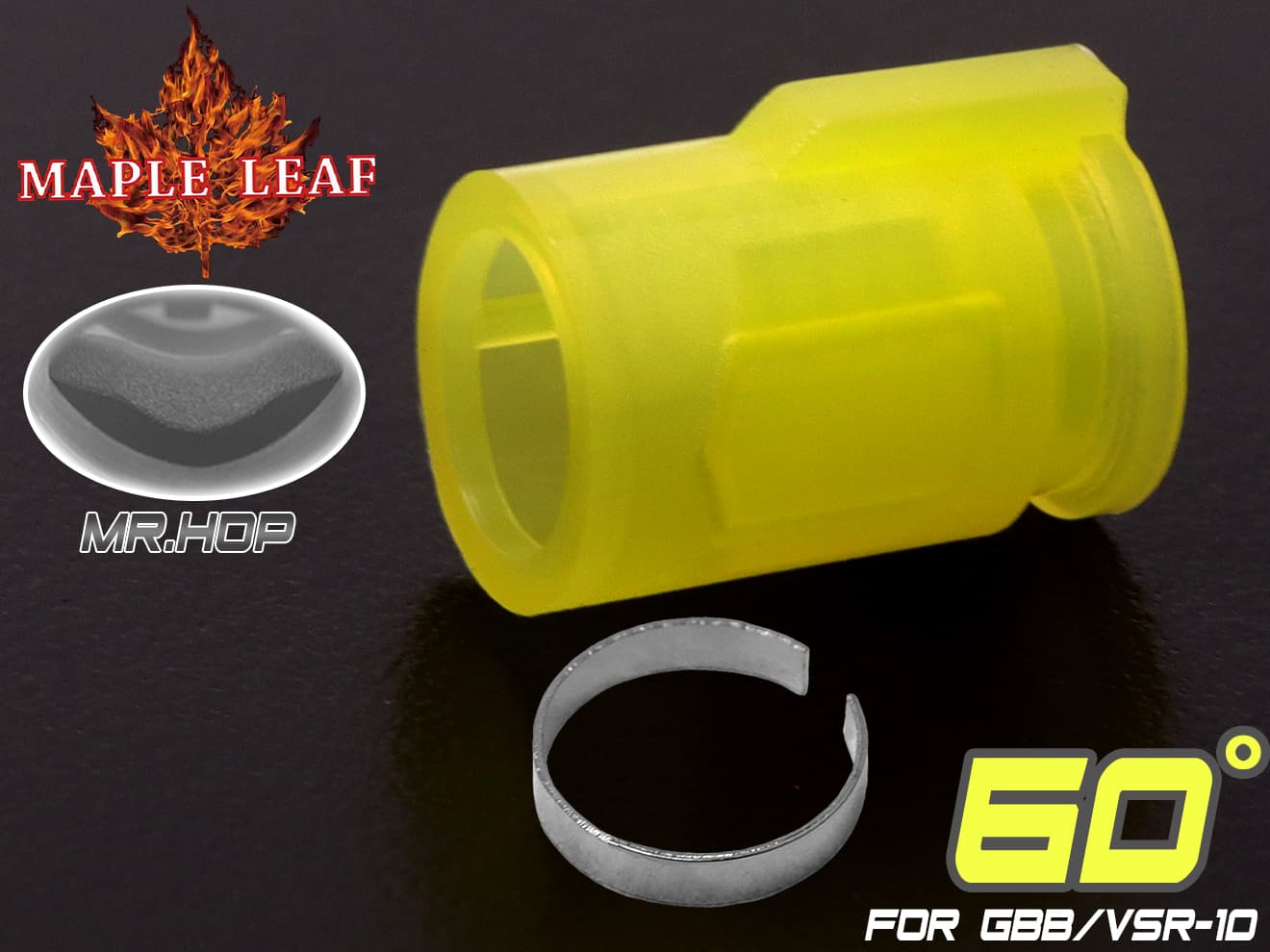 Maple Leaf MR.HOP シリコン ホップアップパッキン for GBB / VSR-10 [硬度：50° / 60° / 70° / 80° / 85°]