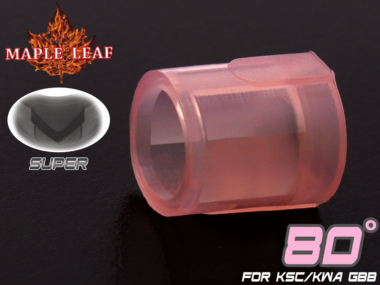 Maple Leaf SUPER シリコン ホップアップパッキン for KSC / KWA GBB [硬度：70° / 80° / 85°]