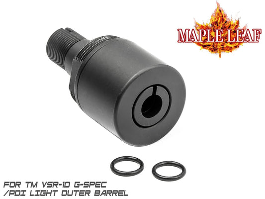 Maple Leaf サイレンサーアダプターヘッド VSR-10 Gspec/PDI ライトアウターバレル/DT-M40/FN SPR A5M