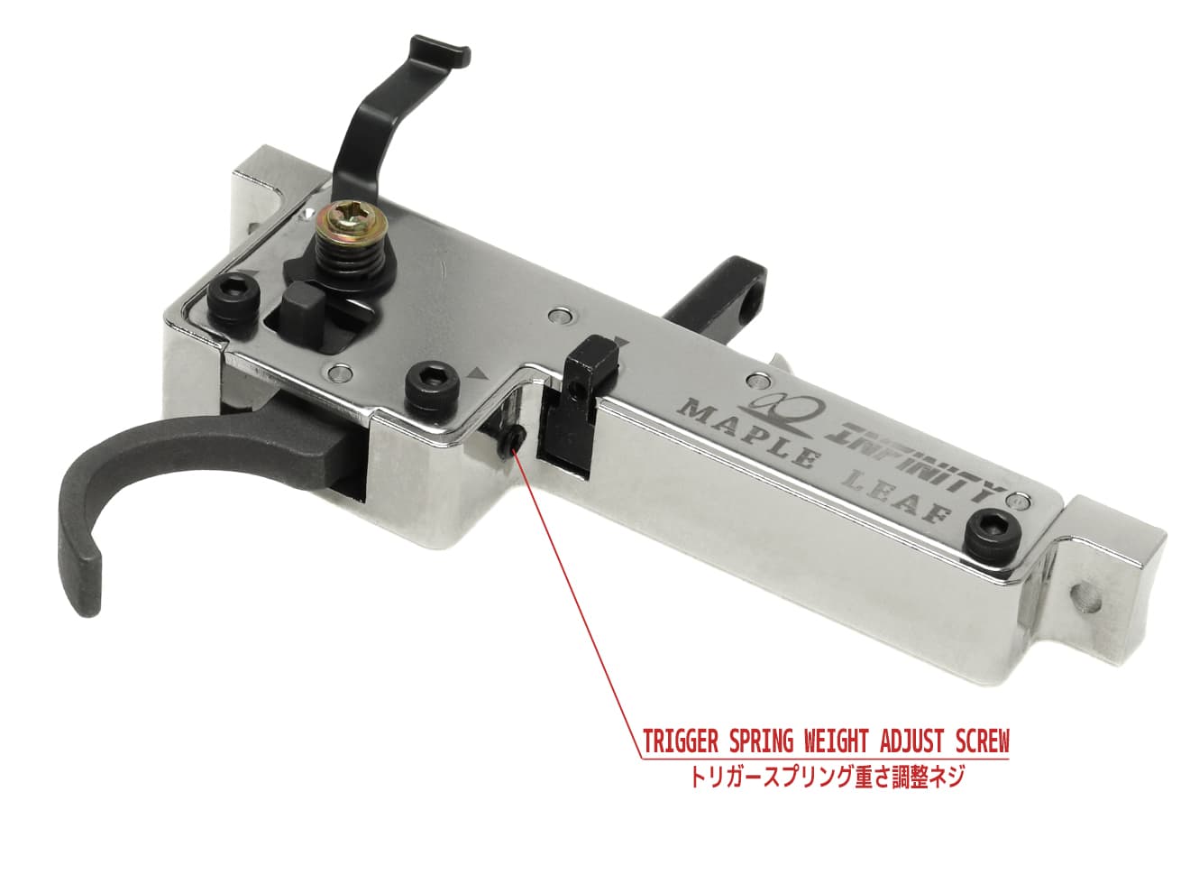 Maple Leaf スチールCNC トリガーボックスASSY  for TM VSR10/DT-M40 [対応シアー：45° / 90°]