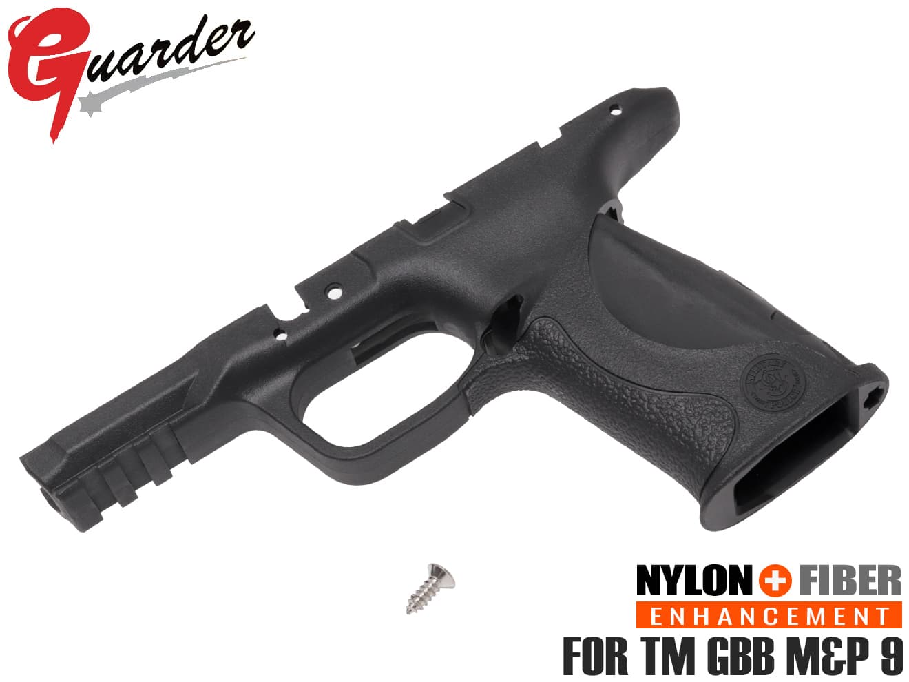 MP9-04(BK)　GUARDER オリジナルフレーム BK マルイ GBB M&P9用