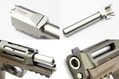 GUARDER CNC メタルアウターバレル 9mm 東京マルイ GBB M&P9用 [素材：スチール / ステンレス]