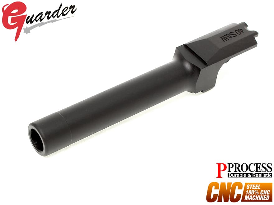 GUARDER CNC スチールスライド .40 BK 東京マルイ GBB M&P9用