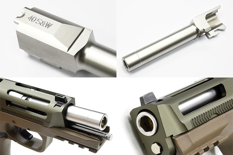 GUARDER CNC メタルアウターバレル .40 東京マルイ GBB M&P9用 [素材：スチール / ステンレス]