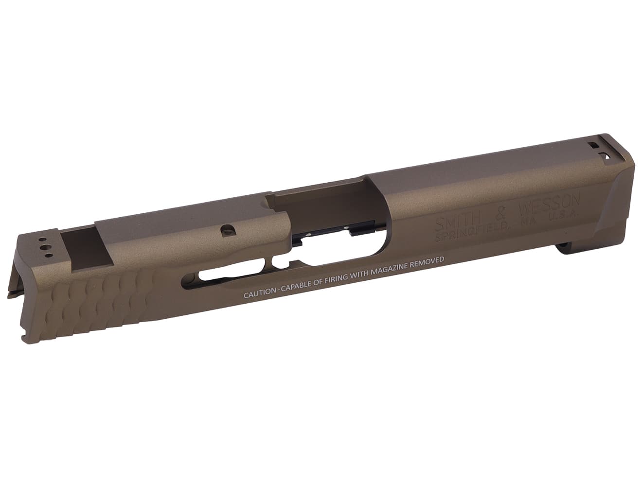 GUARDER CNC A6061 アルミスライド 9mm マルイ GBB M&P9用 [カラー：BK / TAN]