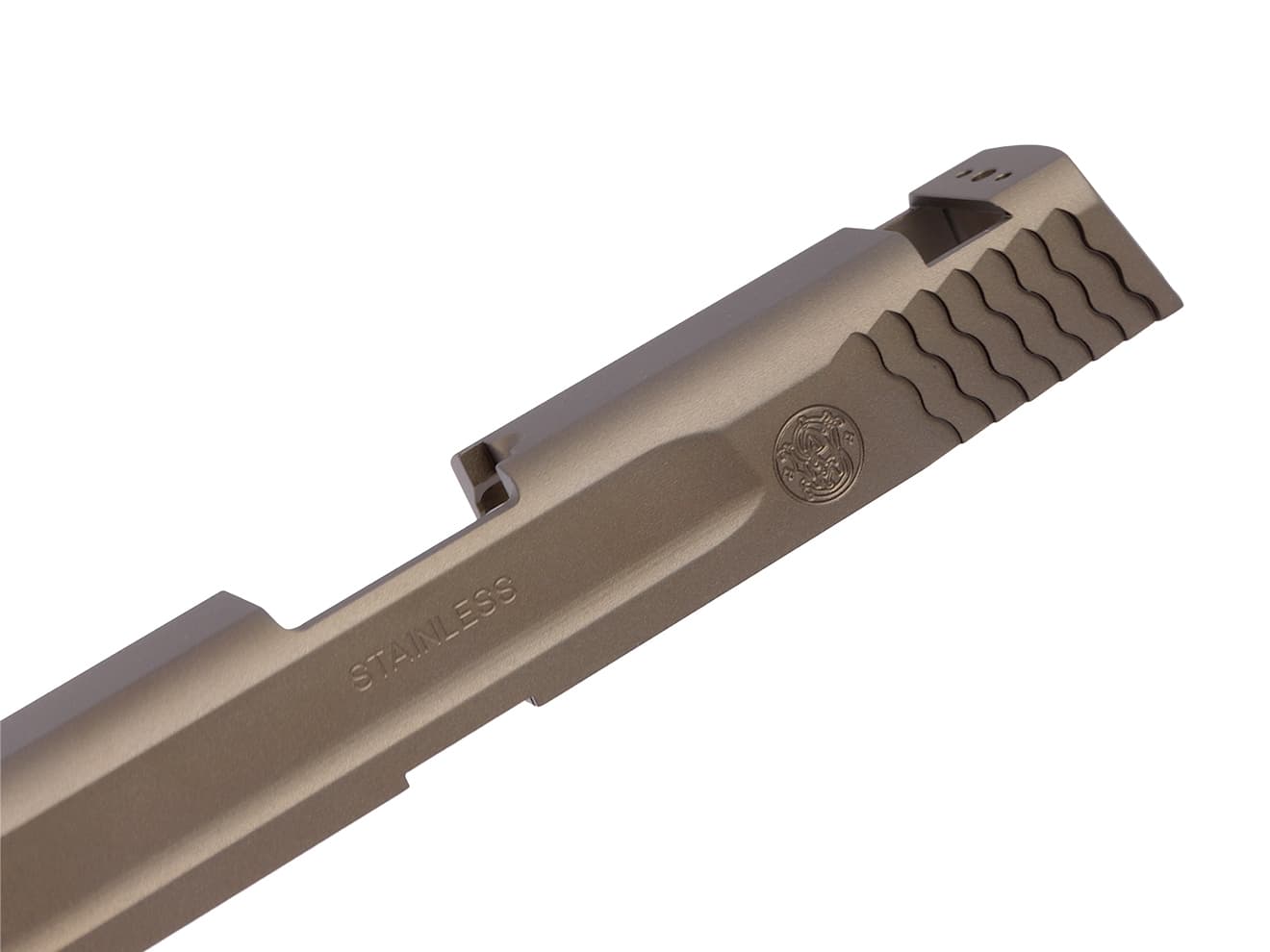 GUARDER CNC A6061 アルミスライド 9mm マルイ GBB M&P9用 [カラー：BK / TAN]