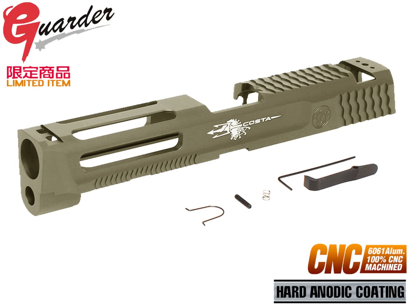 最低価格の GUARDER A6061 レプリカ COSTA ATEi 9mm アルミスライド CNC ダイニングチェア