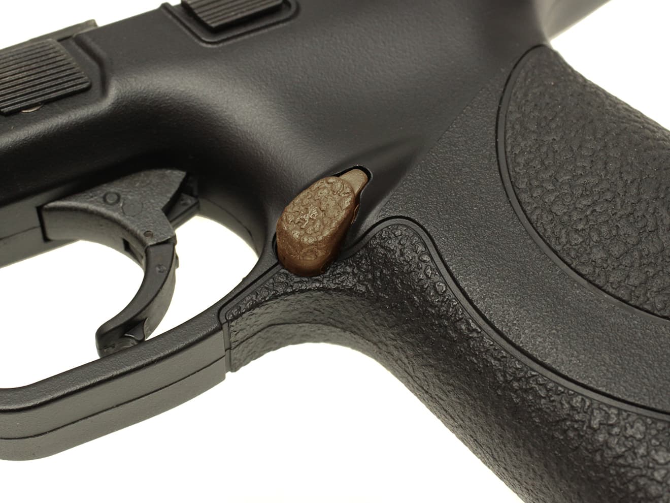 GUARDER スタンダード マガジンリリース ナイロンポリマー 東京マルイ GBB M&P9用 [カラー：ブラック / FDE]