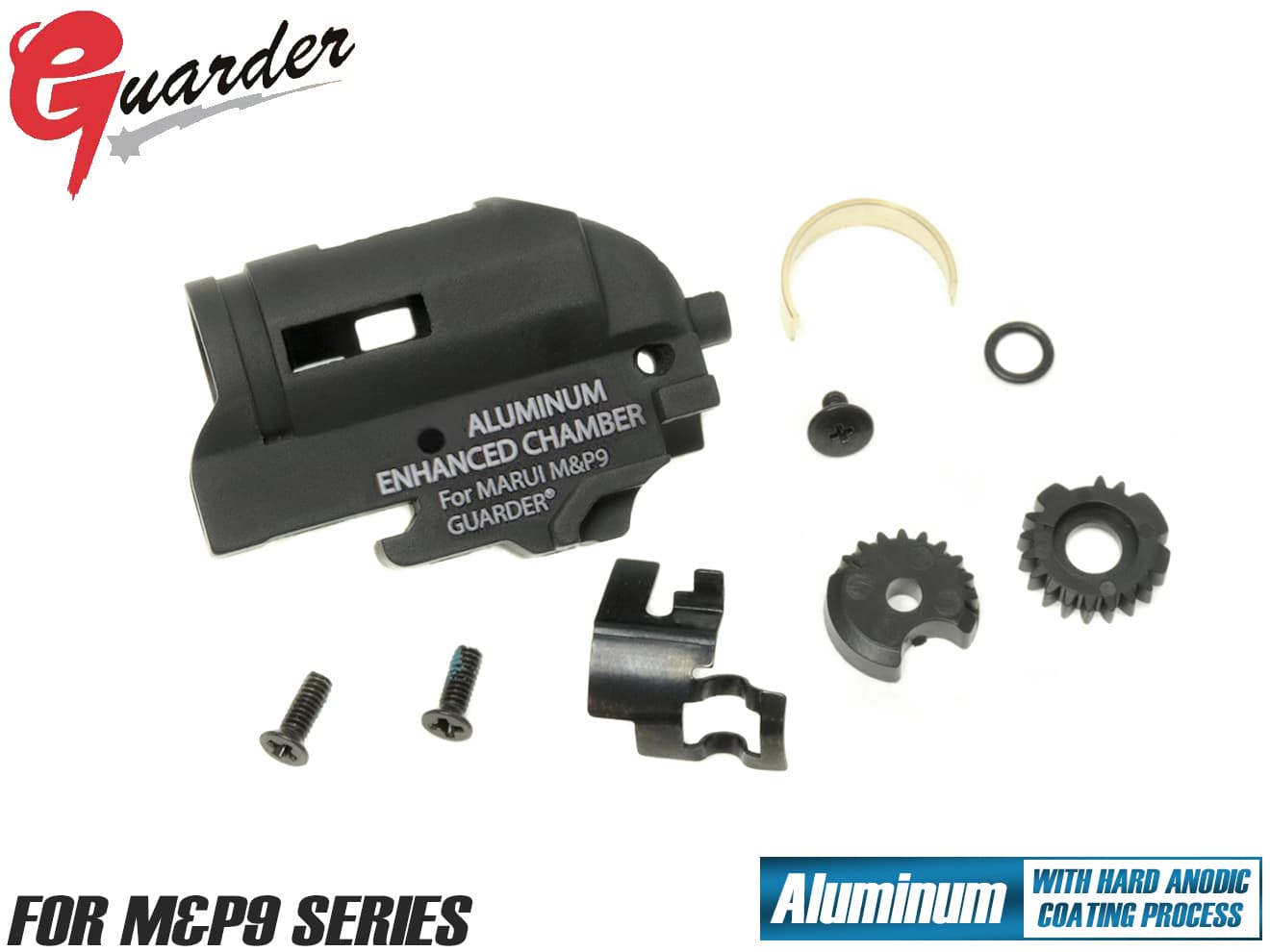 GUARDER 強化ホップアップチャンバー 東京マルイ GBB M&P9 用 [商品内容：カバー＋レバーのみ / チャンバーASSY / チャンバー+インナーバレル]
