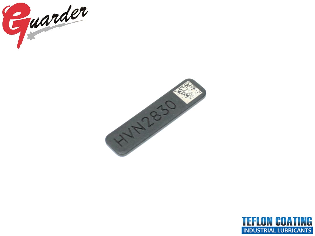 GUARDER ステンレス シリアルナンバープレート ブラックコート 東京マルイ GBB M&P9用 [マーキング：MPR9886 / HVN2830]