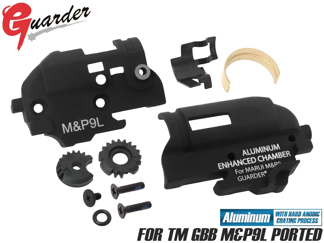 GUARDER 強化ホップアップチャンバー for マルイ M&P9L [カバーのみ / フルセット]【ゆうパケット可】