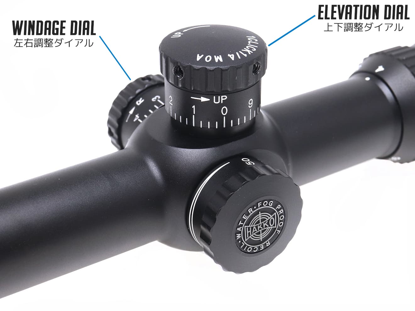 JOL TACTICALシリーズ ライフルスコープ サイドフォーカス付 [倍率：10-50倍 / 4-16倍]