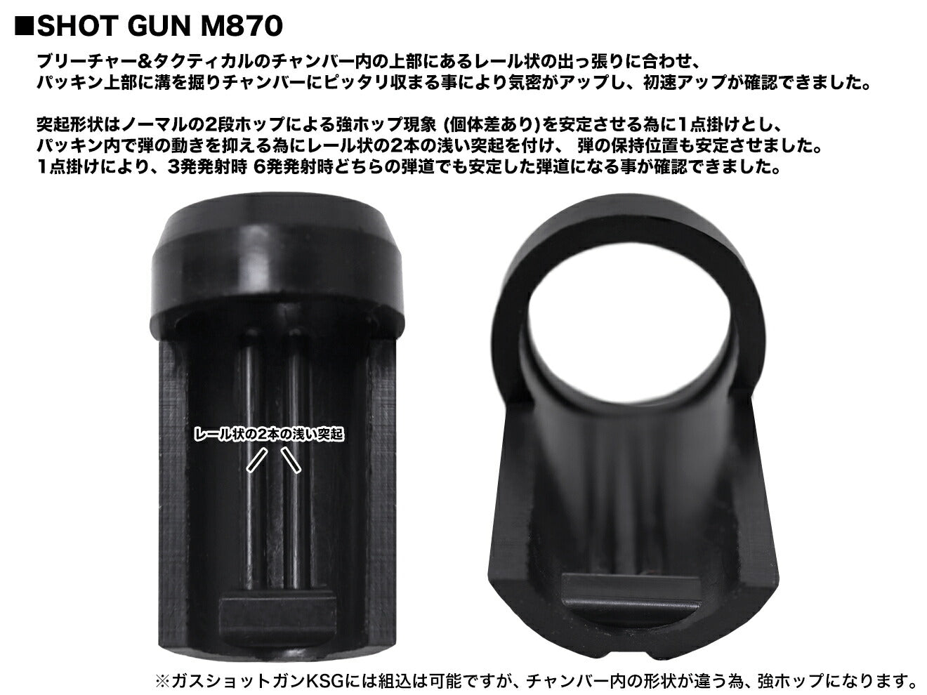 宮川ゴム マルイ M870用 MIYA GUS SHOT GUN チャンバーパッキン