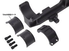 NOVEL ARMS AR-15 ワンピース ハイマウント 30mm径/1インチ対応 [カラー：BK / FDE]【レターパック可】