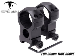 NOVEL ARMS ダブルナットマウント 30mmチューブ対応 for 20mmレール [高さ：ハイ / ミドル / ロー]