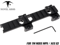 NOVEL ARMS ロープロファイル マウントベース for 次世代MP5 / STD G3 [サイズ：ショート / ミドル]