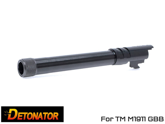 DETONATOR M1911用 Storm Lakeタイプ アウターバレル 14mm逆ネジ [カラー：ブラック / シルバー]