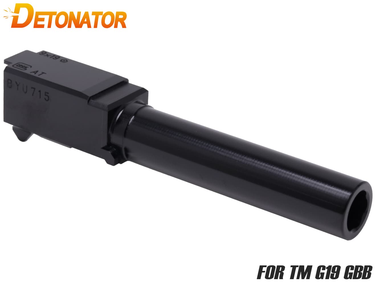 DETONATOR 東京マルイGLOCK19用 アルミアウターバレル [カラー