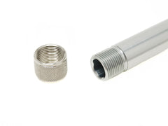 DETONATOR 東京マルイG19用 アルミアウターバレル Stormlakeタイプ 14mm逆ネジ [カラー：ブラック / シルバー]