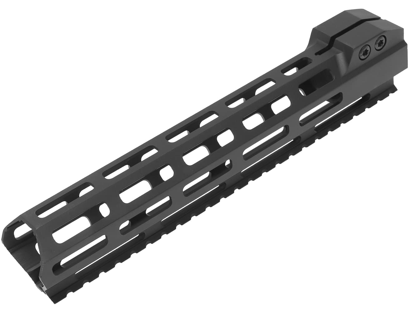MILITARY BASE ASタイプ M-LOK スリムライトウェイト レール for PTW [サイズ：7inch / 9inch / 10inch / 12inch / 13.5inch / 15inch / 17inch]