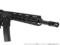 MILITARY BASE ASタイプ M-LOK スリムライトウェイト レール for PTW [サイズ：7inch / 9inch / 10inch / 12inch / 13.5inch / 15inch / 17inch]