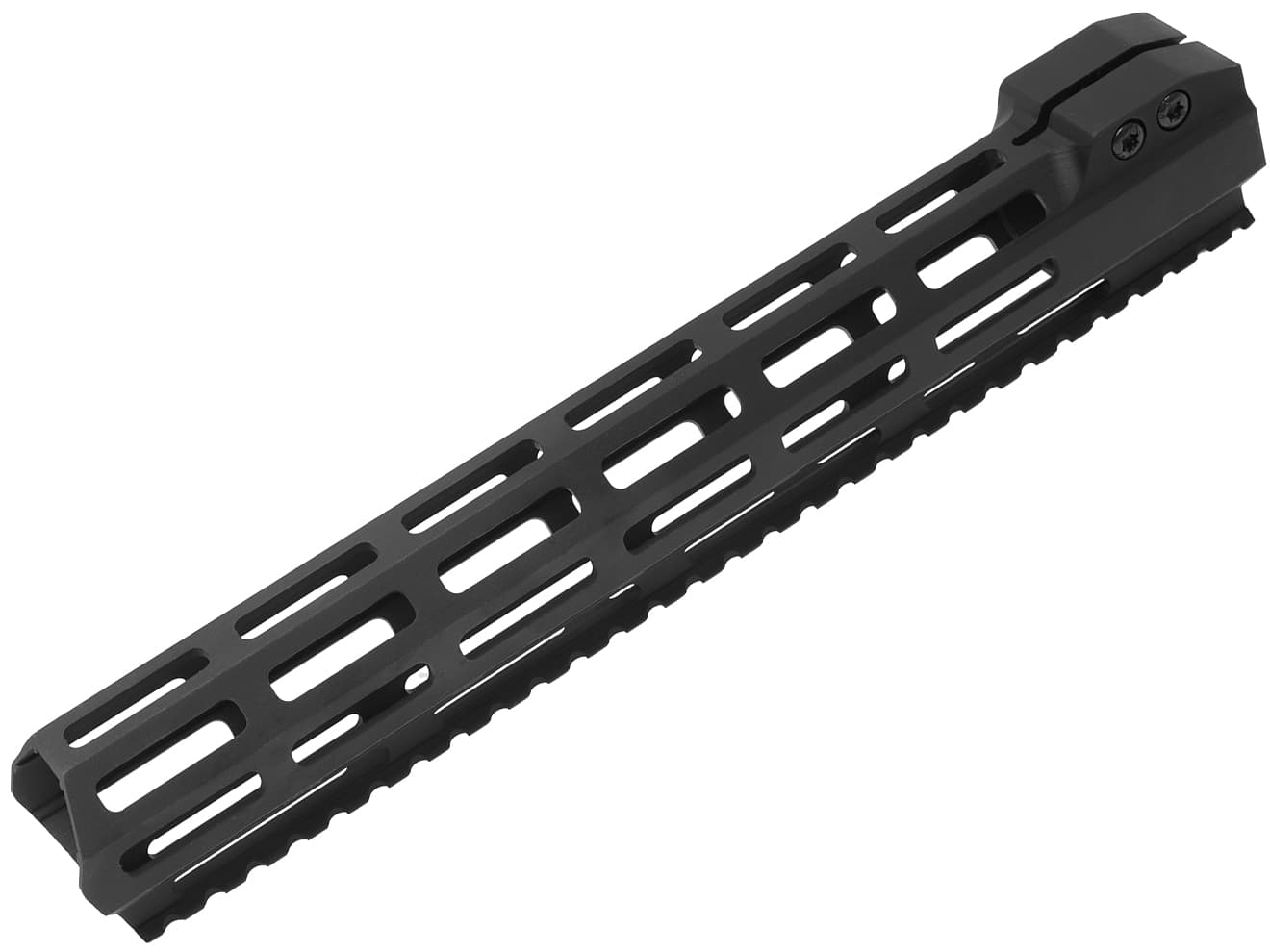 MILITARY BASE ASタイプ M-LOK スリムライトウェイト レール for PTW [サイズ：7inch / 9inch / 10inch / 12inch / 13.5inch / 15inch / 17inch]