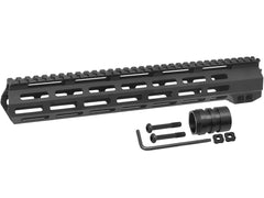 MILITARY BASE ASタイプ M-LOK スリムライトウェイト レール for PTW [サイズ：7inch / 9inch / 10inch / 12inch / 13.5inch / 15inch / 17inch]