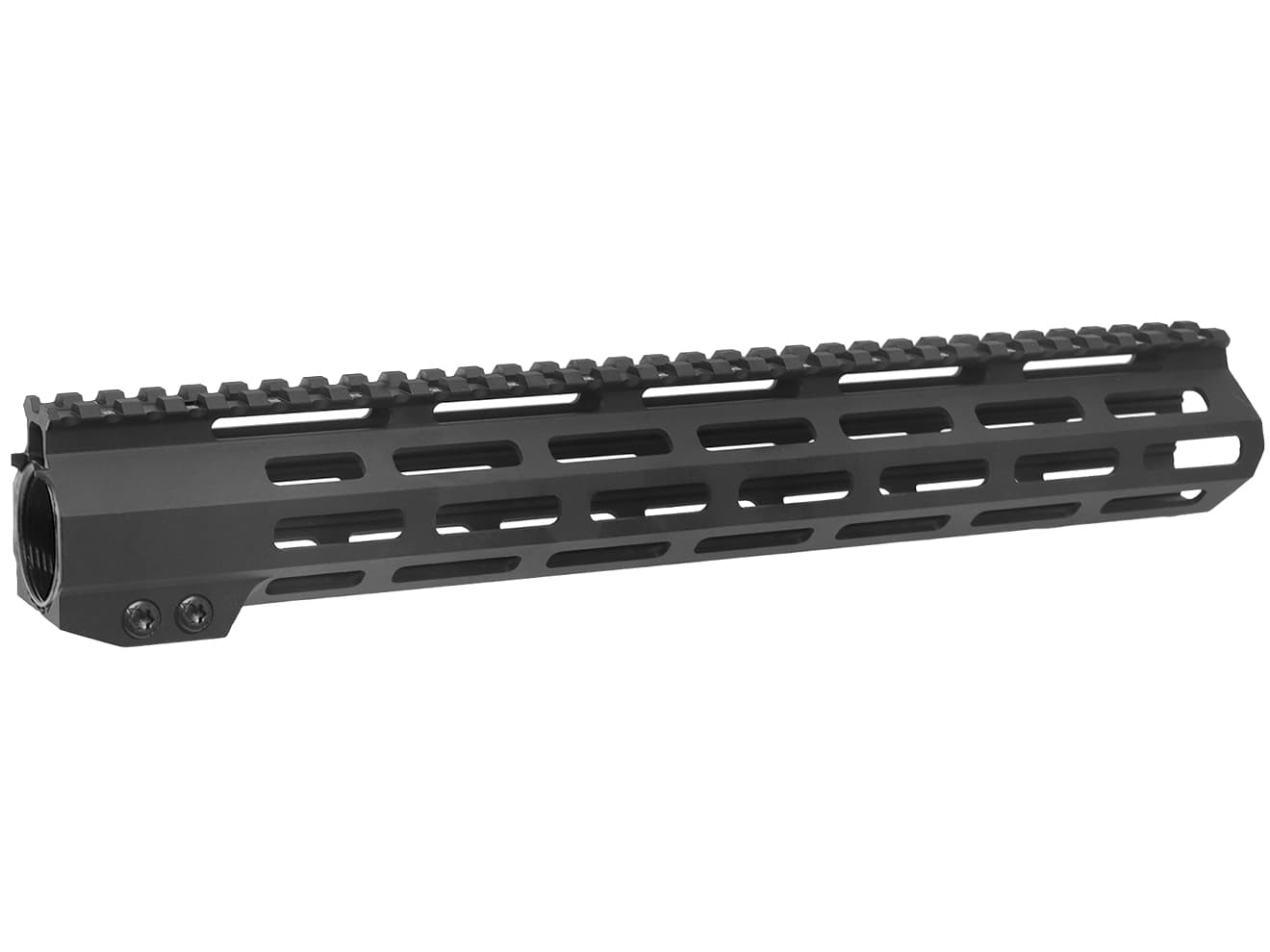 MILITARY BASE ASタイプ M-LOK スリムライトウェイト レール for PTW [サイズ：7inch / 9inch / 10inch / 12inch / 13.5inch / 15inch / 17inch]