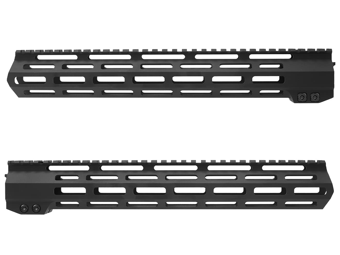 MILITARY BASE ASタイプ M-LOK スリムライトウェイト レール for PTW [サイズ：7inch / 9inch / 10inch / 12inch / 13.5inch / 15inch / 17inch]