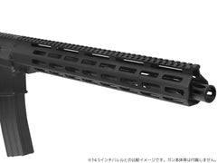 MILITARY BASE ASタイプ M-LOK スリムライトウェイト レール for PTW [サイズ：7inch / 9inch / 10inch / 12inch / 13.5inch / 15inch / 17inch]
