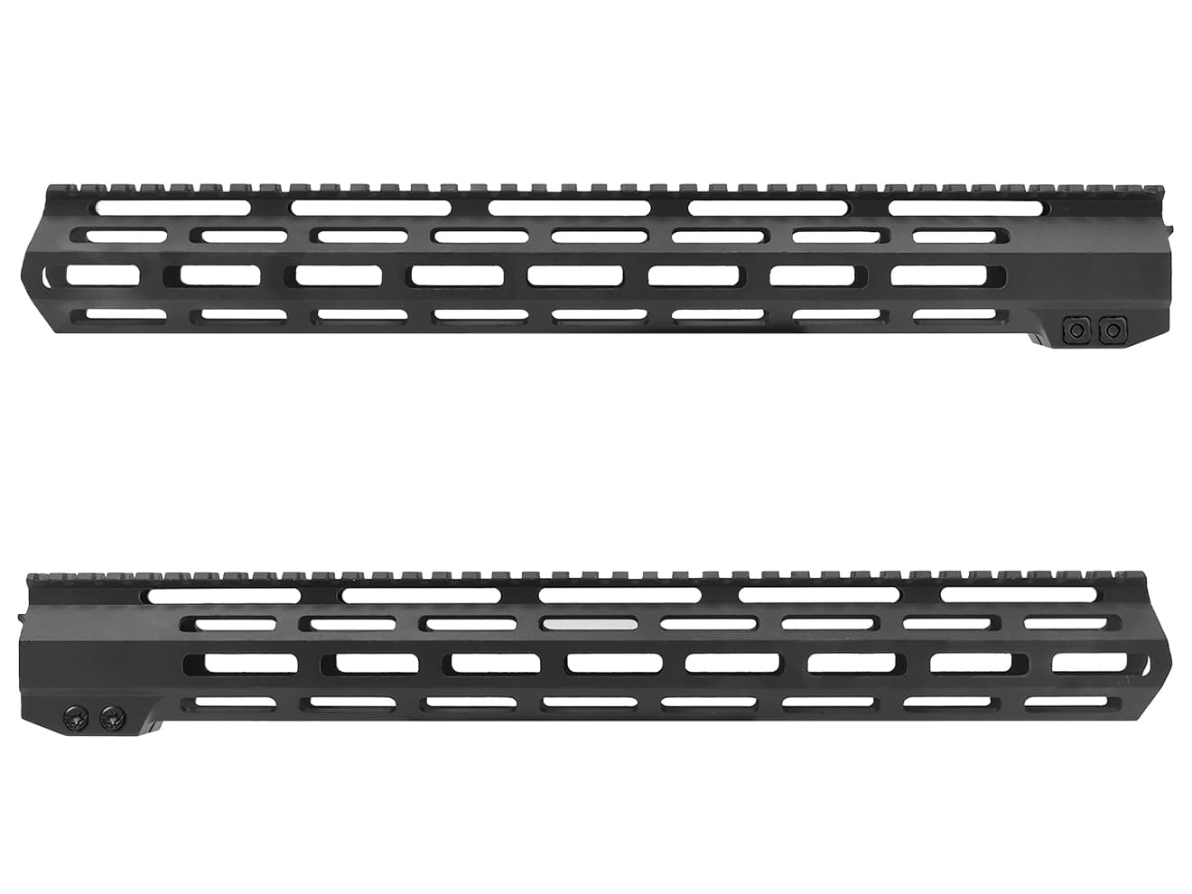 MILITARY BASE ASタイプ M-LOK スリムライトウェイト レール for PTW [サイズ：7inch / 9inch / 10inch / 12inch / 13.5inch / 15inch / 17inch]