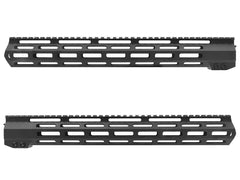 MILITARY BASE ASタイプ M-LOK スリムライトウェイト レール for PTW [サイズ：7inch / 9inch / 10inch / 12inch / 13.5inch / 15inch / 17inch]