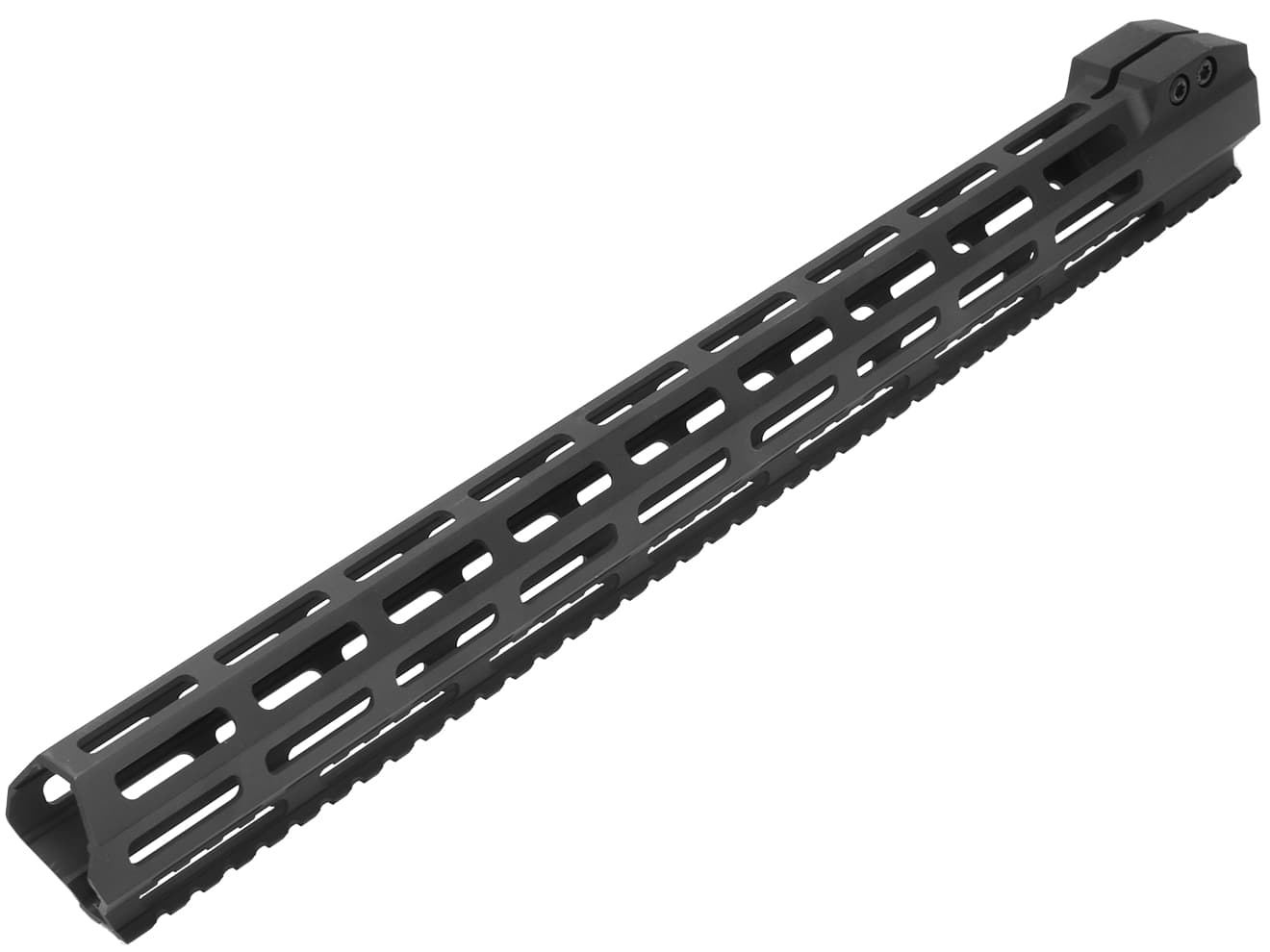 MILITARY BASE ASタイプ M-LOK スリムライトウェイト レール for PTW [サイズ：7inch / 9inch / 10inch / 12inch / 13.5inch / 15inch / 17inch]