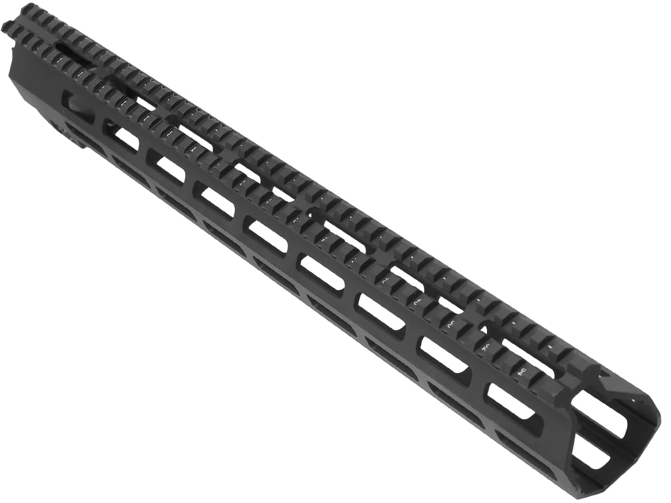 MILITARY BASE ASタイプ M-LOK スリムライトウェイト レール for PTW [サイズ：7inch / 9inch / 10inch / 12inch / 13.5inch / 15inch / 17inch]