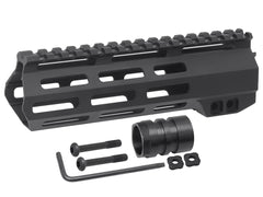 MILITARY BASE ASタイプ M-LOK スリムライトウェイト レール for PTW [サイズ：7inch / 9inch / 10inch / 12inch / 13.5inch / 15inch / 17inch]