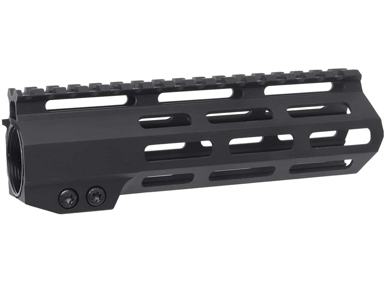 MILITARY BASE ASタイプ M-LOK スリムライトウェイト レール for PTW [サイズ：7inch / 9inch / 10inch / 12inch / 13.5inch / 15inch / 17inch]