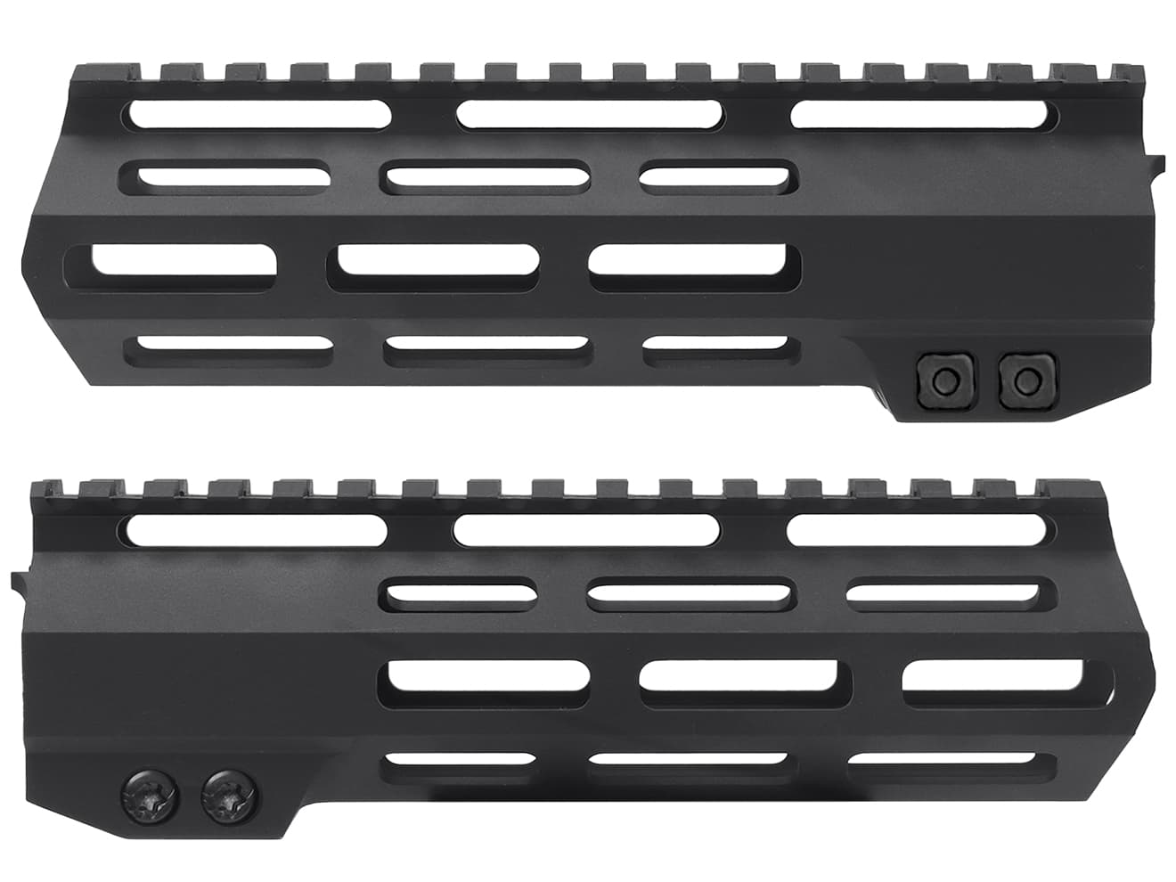 MILITARY BASE ASタイプ M-LOK スリムライトウェイト レール for PTW [サイズ：7inch / 9inch / 10inch / 12inch / 13.5inch / 15inch / 17inch]