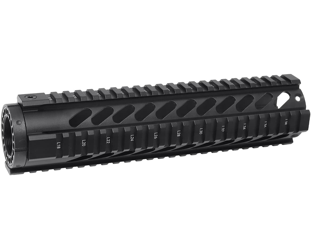 MILITARY BASE ASタイプ フリーフロート クアッドレール for マルイ / KSC M4シリーズ [サイズ：4inch / 7inch / 10inch / 12inch]