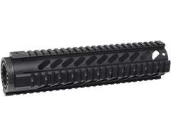 MILITARY BASE ASタイプ フリーフロート クアッドレール for マルイ / KSC M4シリーズ [サイズ：4inch / 7inch / 10inch / 12inch]