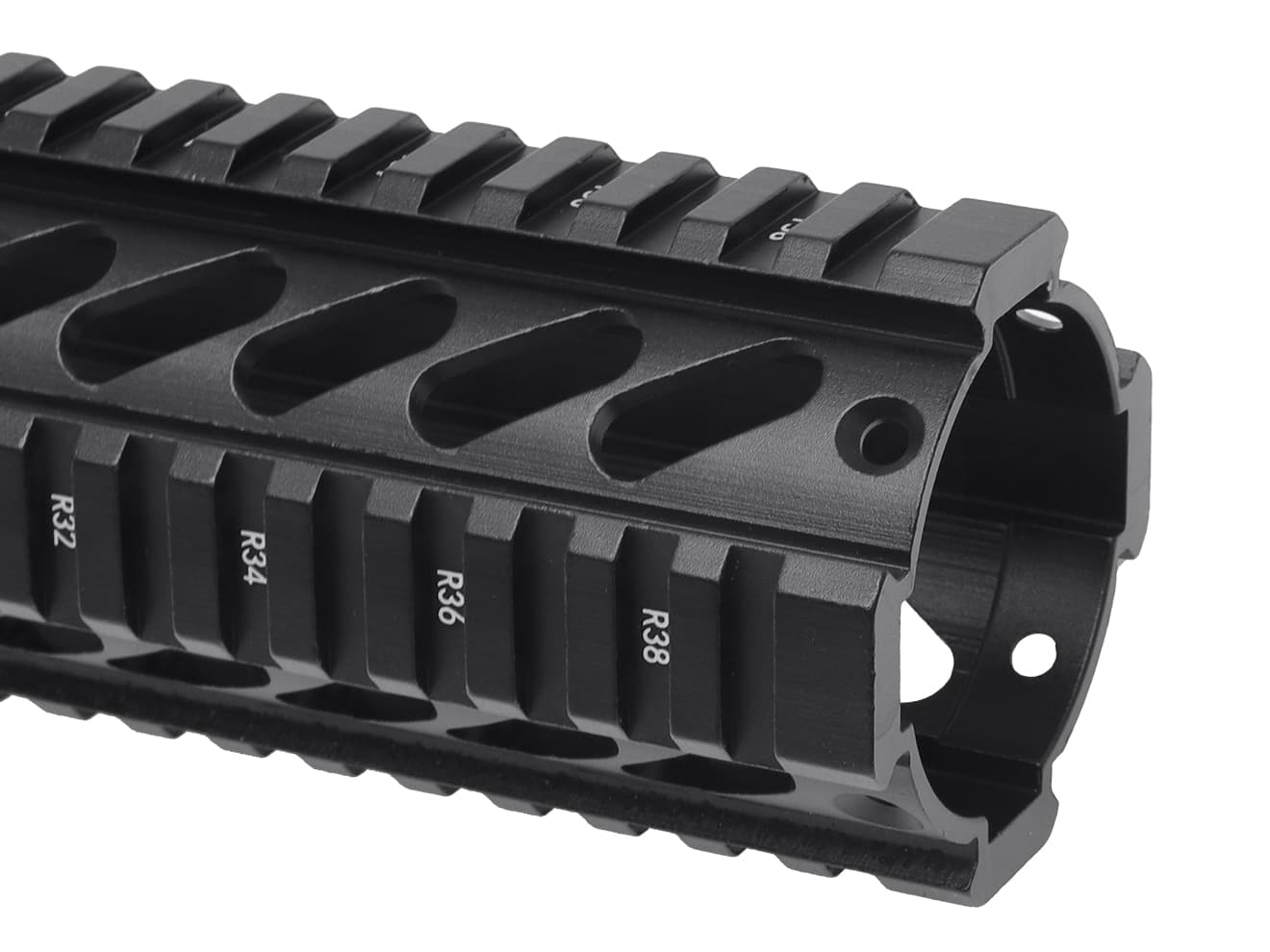 MILITARY BASE ASタイプ フリーフロート クアッドレール for マルイ / KSC M4シリーズ [サイズ：4inch / 7inch / 10inch / 12inch]