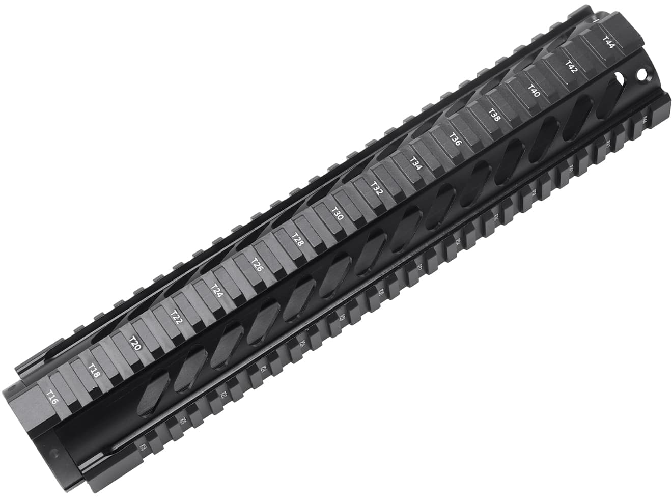 MILITARY BASE ASタイプ フリーフロート クアッドレール for マルイ / KSC M4シリーズ [サイズ：4inch / 7inch / 10inch / 12inch]