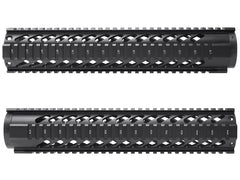 MILITARY BASE ASタイプ フリーフロート クアッドレール for マルイ / KSC M4シリーズ [サイズ：4inch / 7inch / 10inch / 12inch]