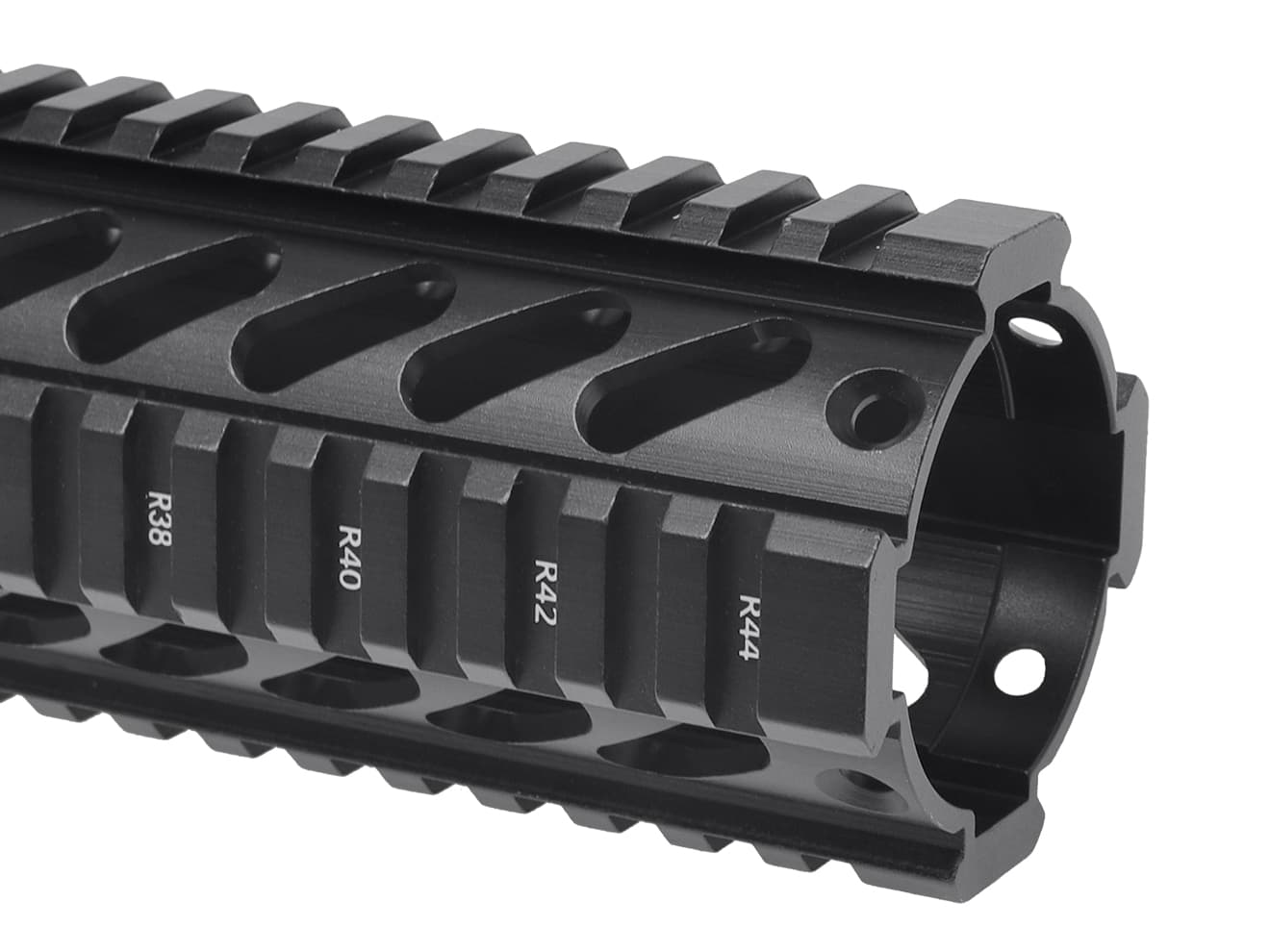 MILITARY BASE ASタイプ フリーフロート クアッドレール for マルイ / KSC M4シリーズ [サイズ：4inch / 7inch / 10inch / 12inch]