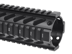 MILITARY BASE ASタイプ フリーフロート クアッドレール for マルイ / KSC M4シリーズ [サイズ：4inch / 7inch / 10inch / 12inch]