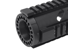 MILITARY BASE ASタイプ フリーフロート クアッドレール for マルイ / KSC M4シリーズ [サイズ：4inch / 7inch / 10inch / 12inch]