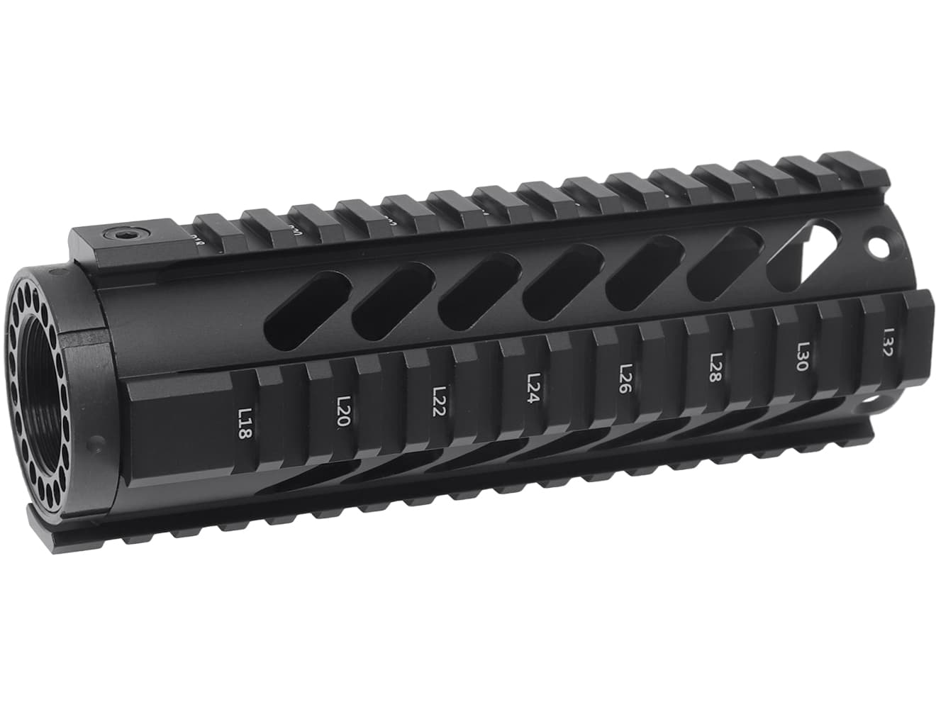 MILITARY BASE ASタイプ フリーフロート クアッドレール for マルイ / KSC M4シリーズ [サイズ：4inch / 7inch / 10inch / 12inch]