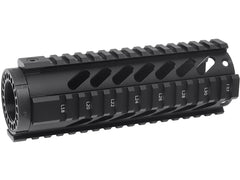 MILITARY BASE ASタイプ フリーフロート クアッドレール for マルイ / KSC M4シリーズ [サイズ：4inch / 7inch / 10inch / 12inch]