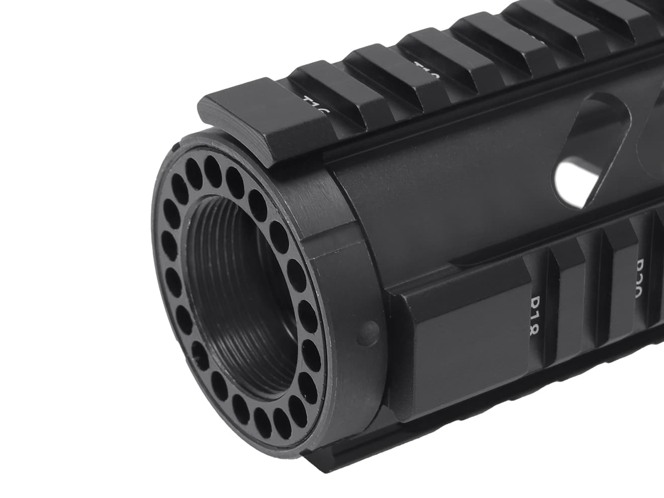 MILITARY BASE ASタイプ フリーフロート クアッドレール for マルイ / KSC M4シリーズ [サイズ：4inch / 7inch / 10inch / 12inch]